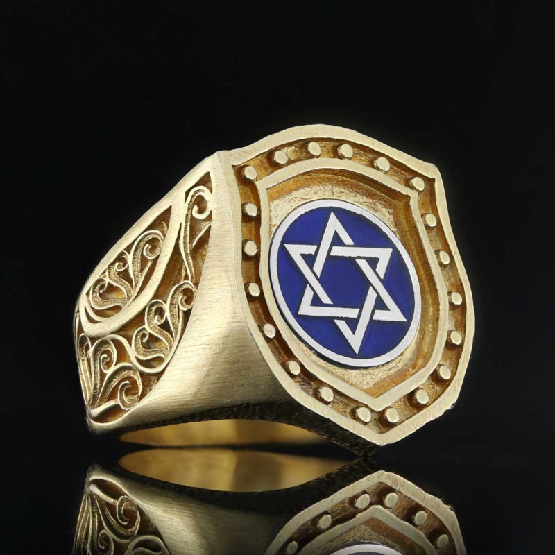 Jewish Magen David Rings