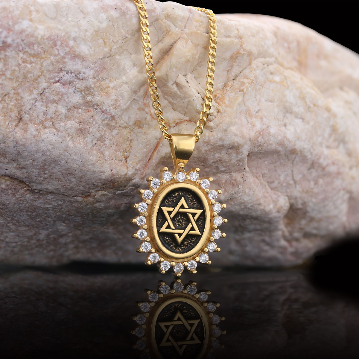 Jewish Star Necklace, Silver Menorah Necklace, Hebrew Chanukah Menorah Necklace, Magen David Necklace, Shield of David Necklace