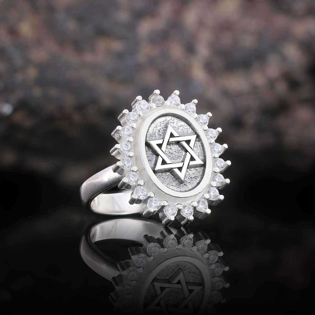 Jewish Star Ring, Silver Menorah Ring, Hebrew Chanukah Menorah Ring, Magen David Ring, Shield of David Ring Jewish Star Ring, Silver Menorah Ring, Hebrew Chanukah Menorah Ring, Magen David Ring, Shield of David Ring