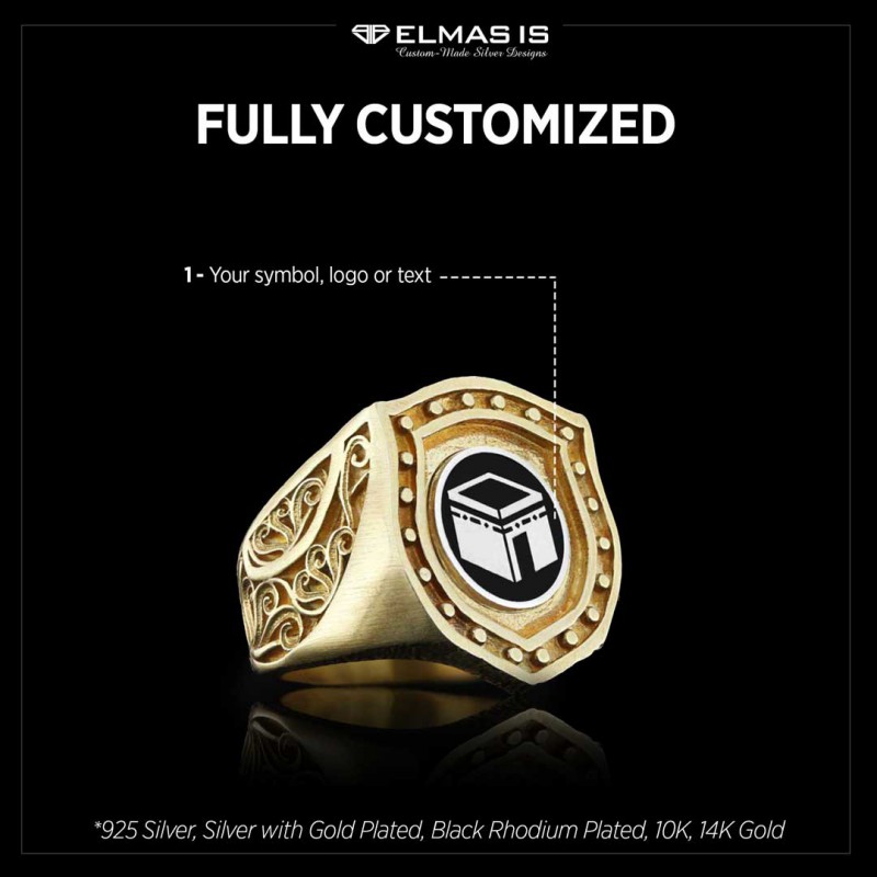 Kaaba Islamic Ring