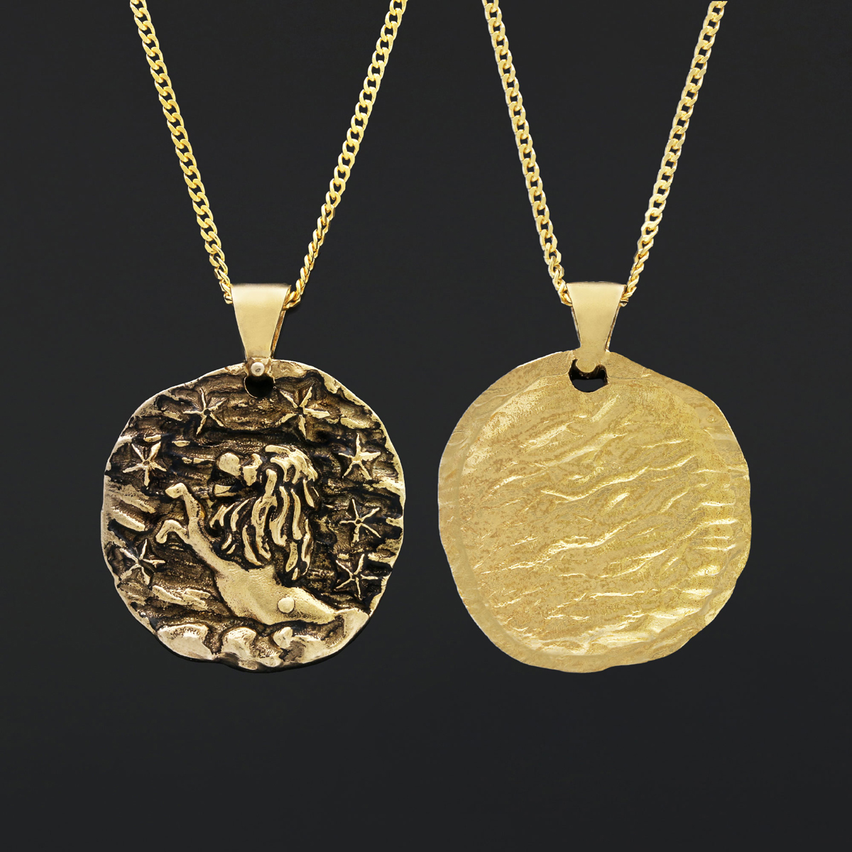 Leo Horoscope Pendant, Leo Zodiac Necklace, Fierce & Fearless, A Perfect Gift for Leos