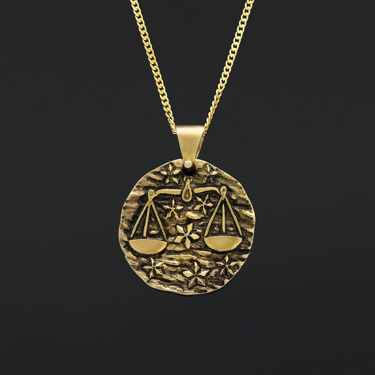 Libra Pendant, Zodiac Jewelry, Astrological Necklace, Personalized Gift
