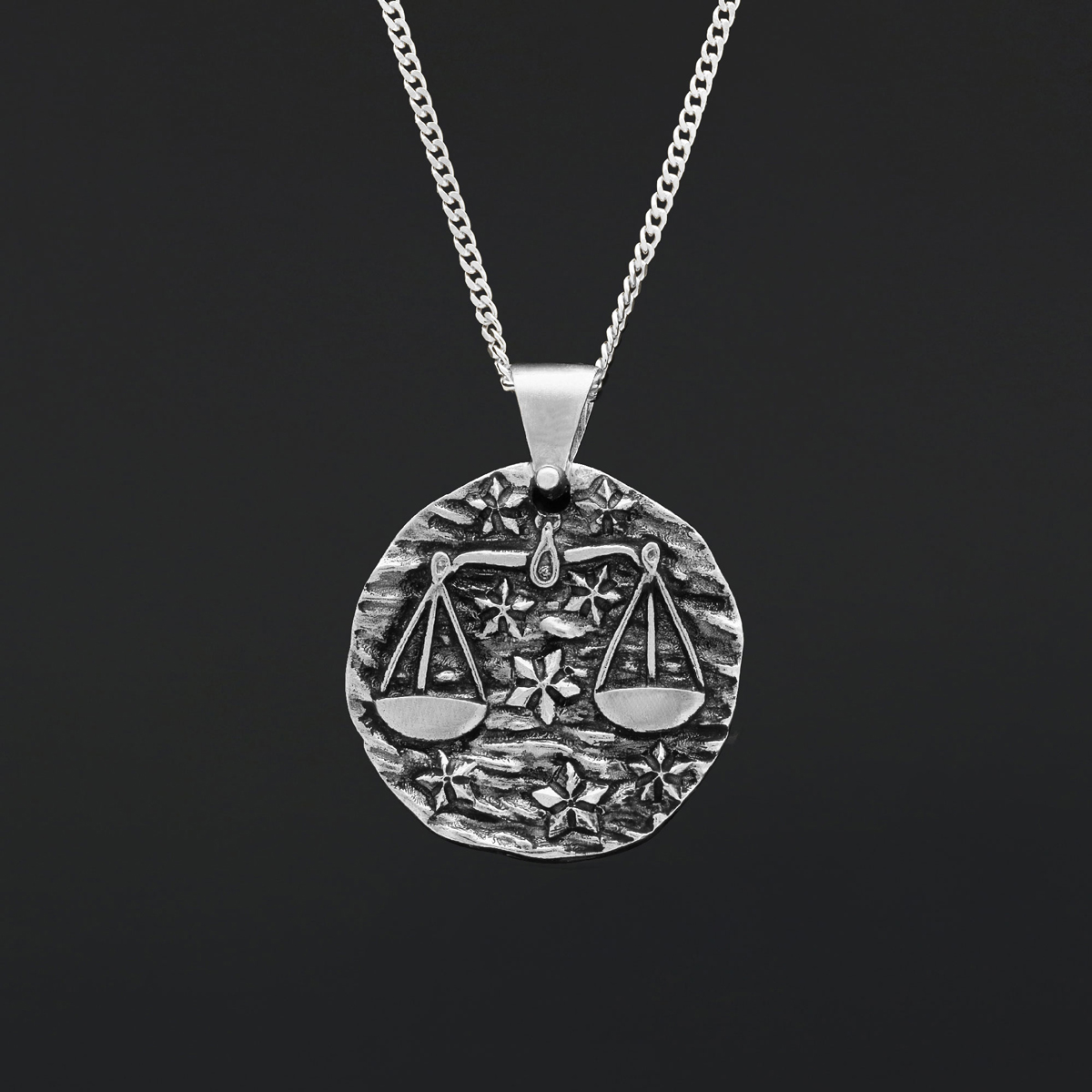 Libra Pendant, Zodiac Jewelry, Astrological Necklace, Personalized Gift