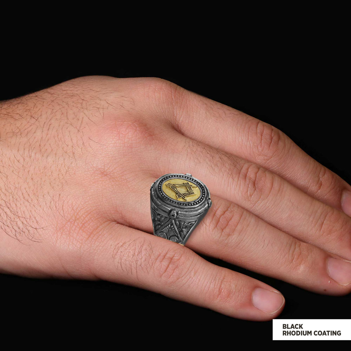 Lodge Masonic Ring, Celtic Lodge Masonic Ring, Signet Mason Ring, Mason Jewelry