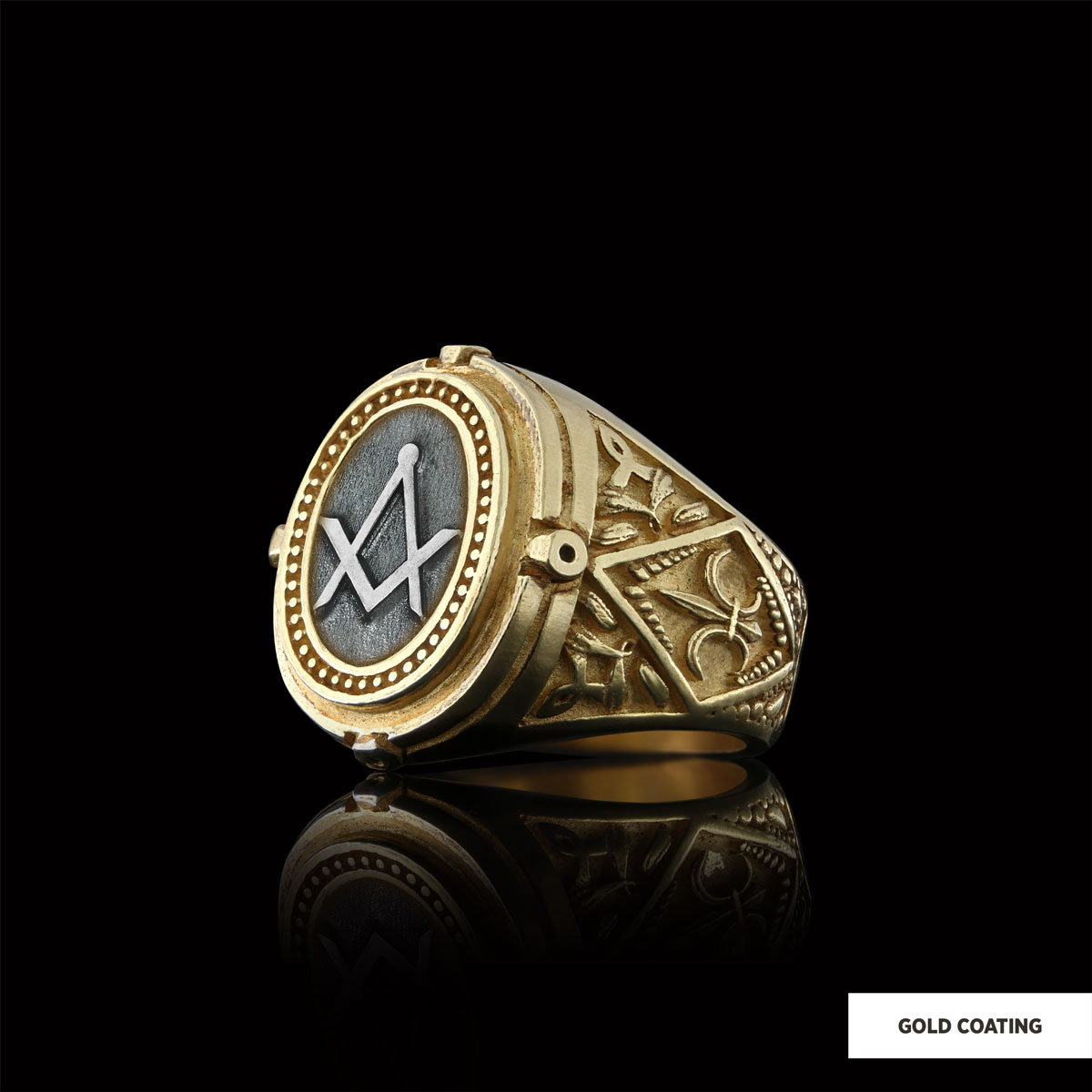Lodge Masonic Ring, Custom Mason Ring, Special Masonic Ring
