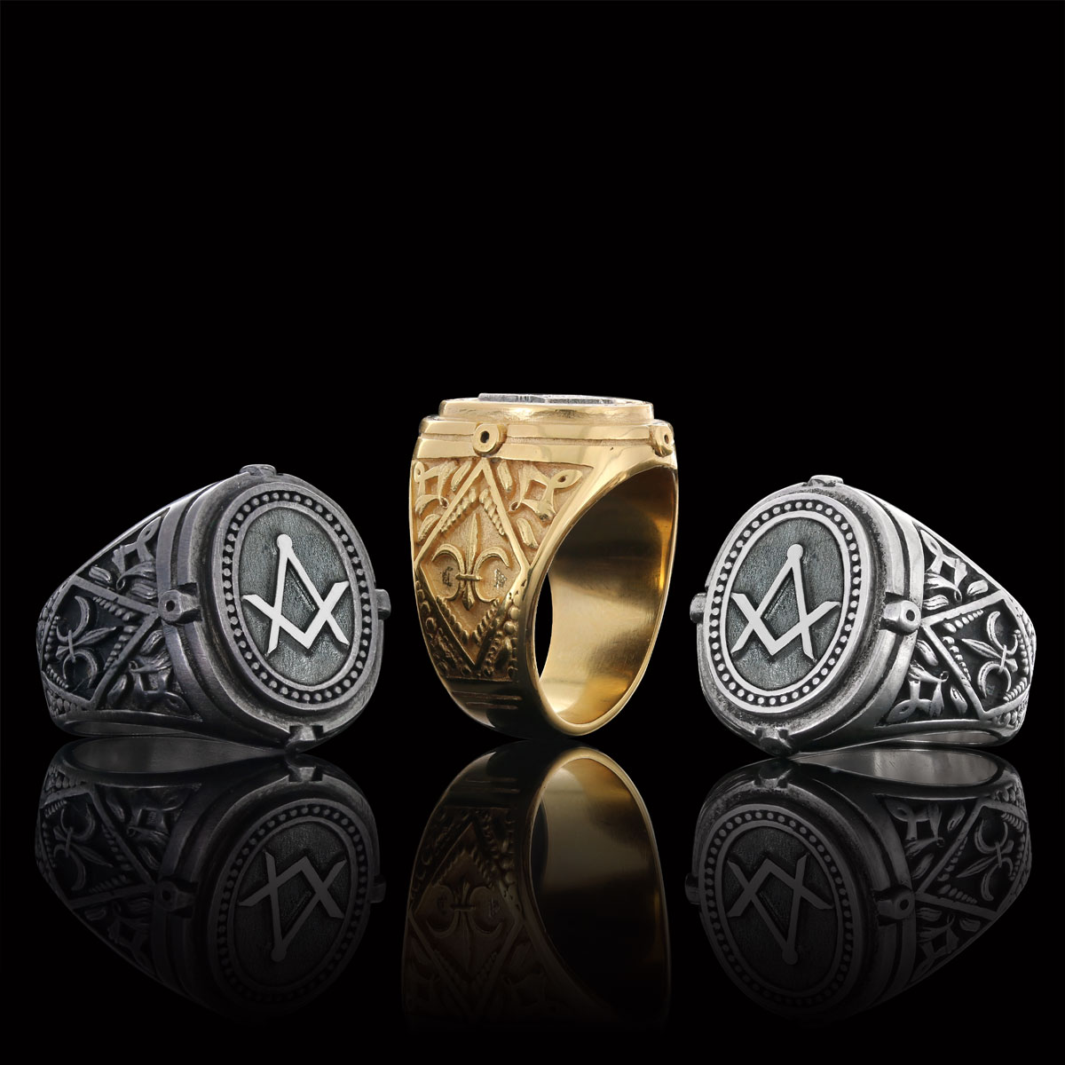 Lodge Masonic Ring, Custom Mason Ring, Special Masonic Ring
