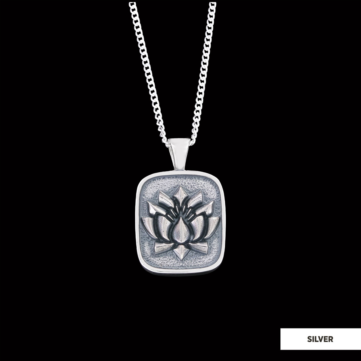 Lotus Flower Necklace, Charm Lotus Jewelry, Silver Meditation Pendant, Birth Flower Lotus Necklace, Women's Accessory, Gift for Her Lotus Flower Necklace, Charm Lotus Jewelry, Silver Meditation Pendant, Birth Flower Lotus Necklace, Women's Accessory, Gift for Her