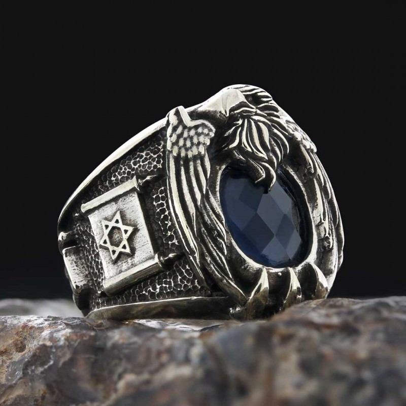 Unique Magen David Jewish Ring