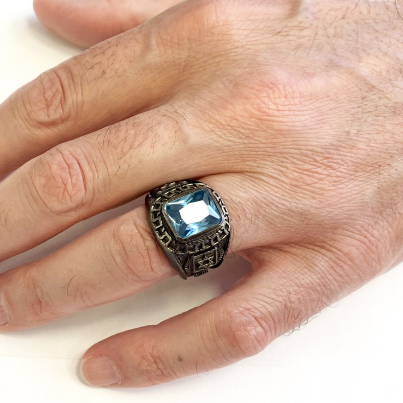 Unique Design Magen David Jewish Ring
