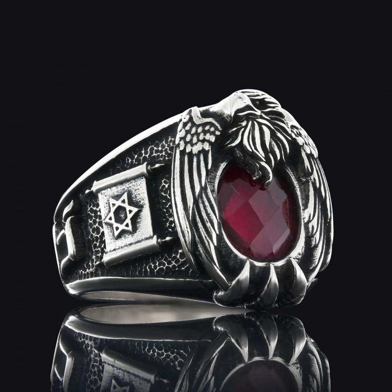 Unique Magen David Jewish Ring