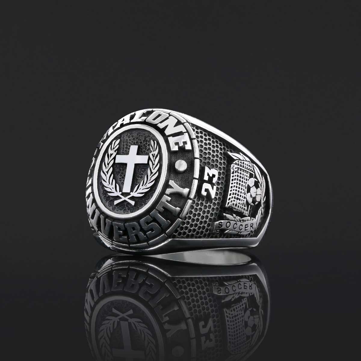 Malone University Ring, Lesley University Graduation Ring, Class Ring, High School Ring Malone University Ring, Lesley University Graduation Ring, Class Ring, High School Ring