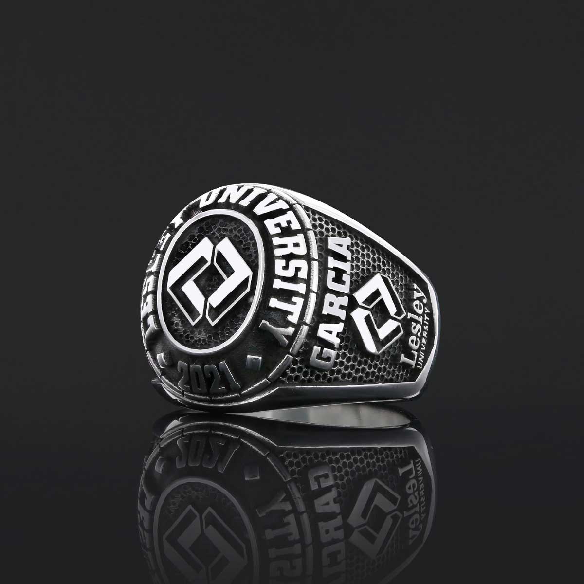 Malone University Ring, Lesley University Graduation Ring, Class Ring, High School Ring Malone University Ring, Lesley University Graduation Ring, Class Ring, High School Ring