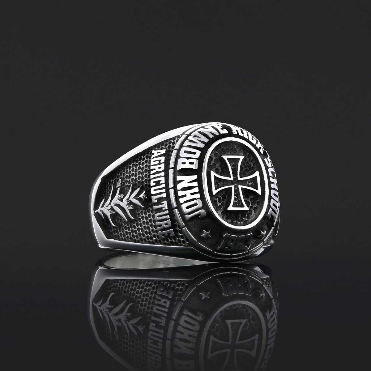 Malone University Ring, Lesley University Graduation Ring, Class Ring, High School Ring Malone University Ring, Lesley University Graduation Ring, Class Ring, High School Ring