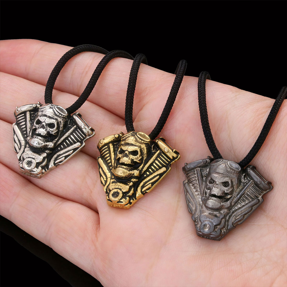 Motorhead Skull Pendant