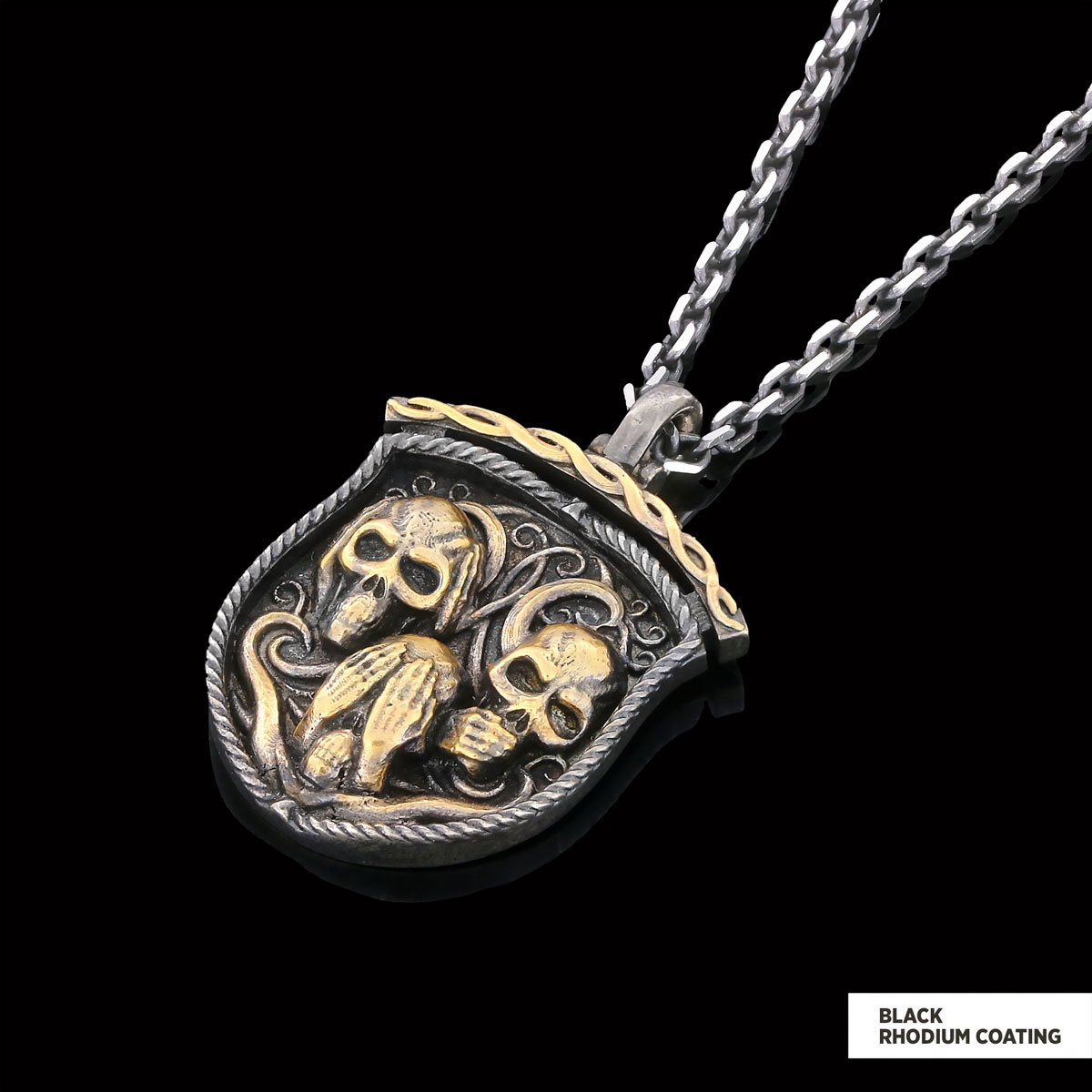 Pendant I Do Not See Nor Hear Nor Speak Pendant I Do Not See Nor Hear Nor Speak