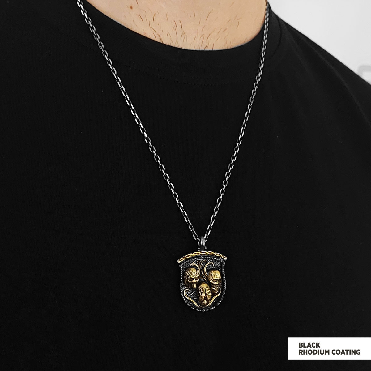 Pendant I Do Not See Nor Hear Nor Speak
