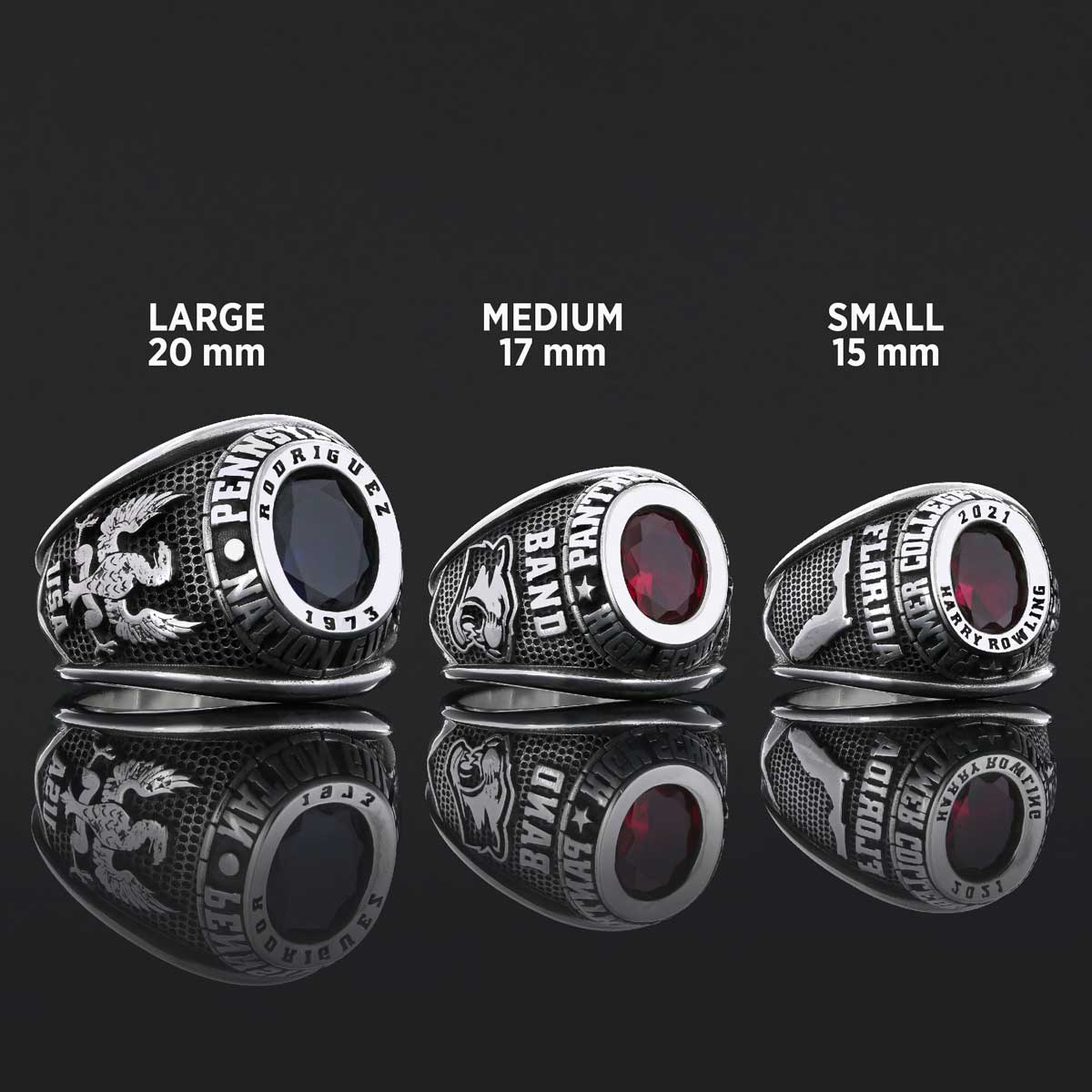 Pennsylvania Nation Guard University Ring, Customized High School Ring, Class Ring, Graduation Collage Ring