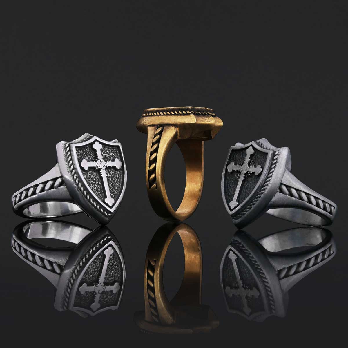 Personalized AMORC Rosae Crucis Order Symbol, Rosicrucian AMORC Ring, Custom Rosae Crucis Ring
