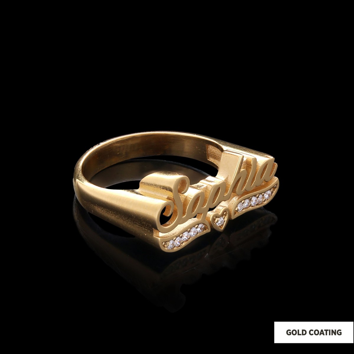 Personalized Design Silver Ring With Stone