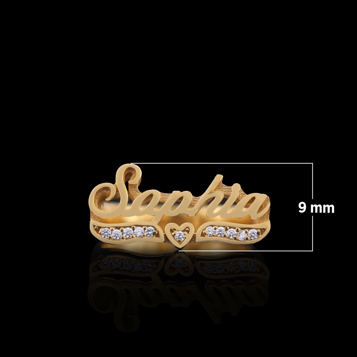 Personalized Design Silver Ring With Stone