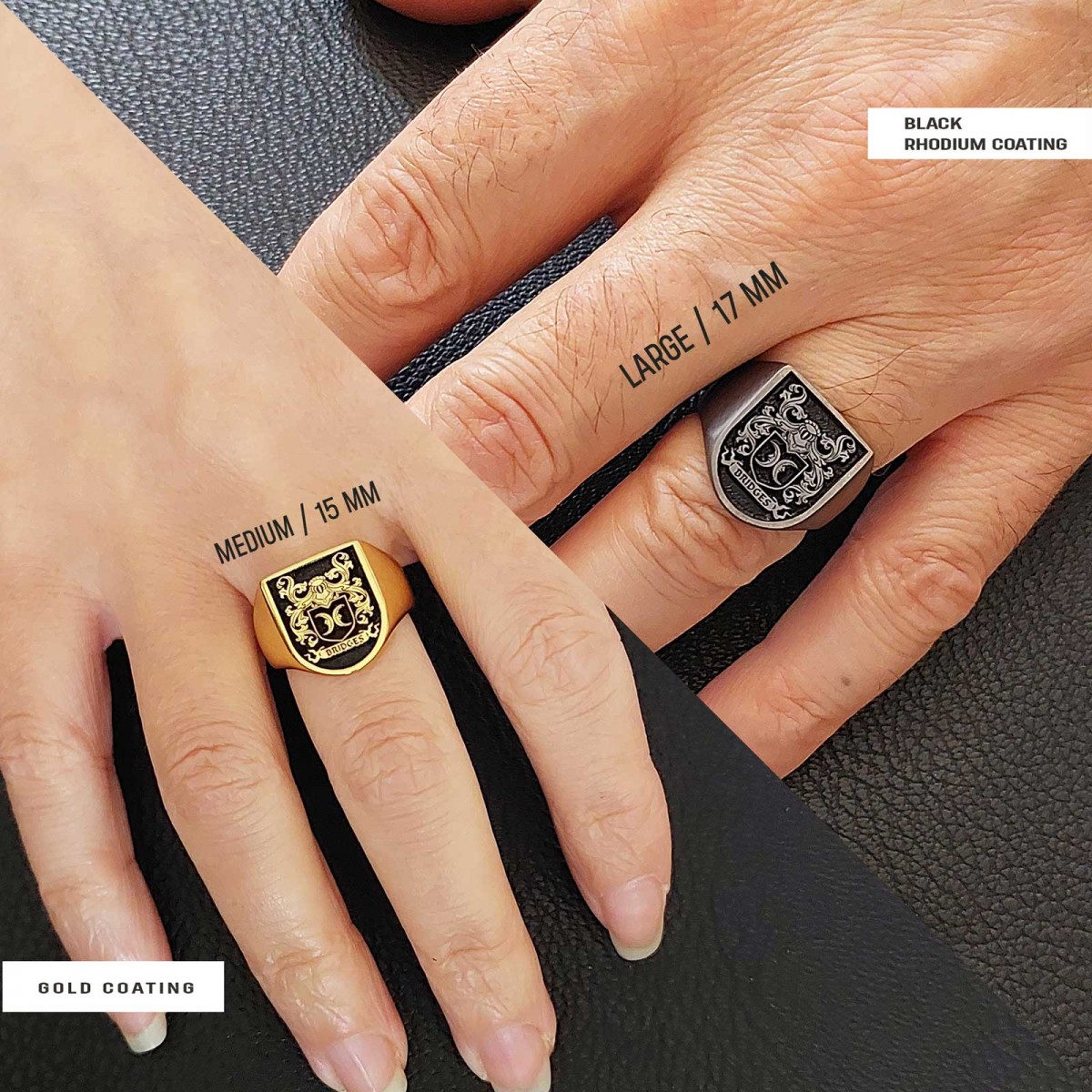 Personalized Family Ring, 925 Sterling Silver Design Family Ring