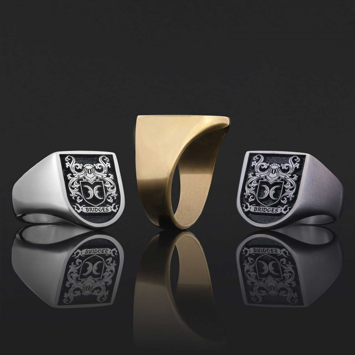 Personalized Family Ring, 925 Sterling Silver Design Family Ring