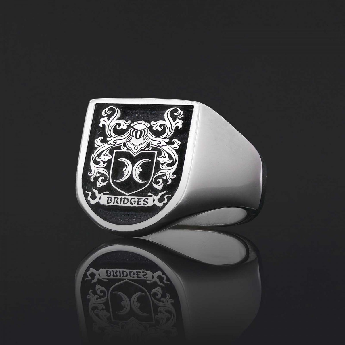 Personalized Family Ring, 925 Sterling Silver Design Family Ring