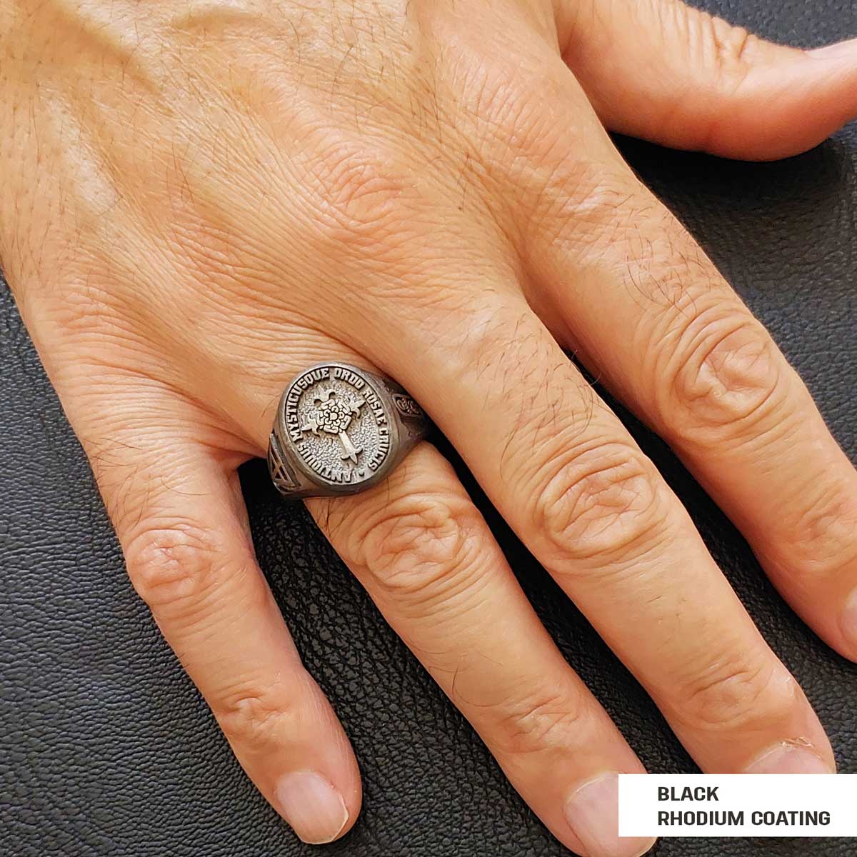 Personalized Rosae Crucis Ring, A Sacred and Symbolic Accessory Personalized Rosae Crucis Ring, A Sacred and Symbolic Accessory