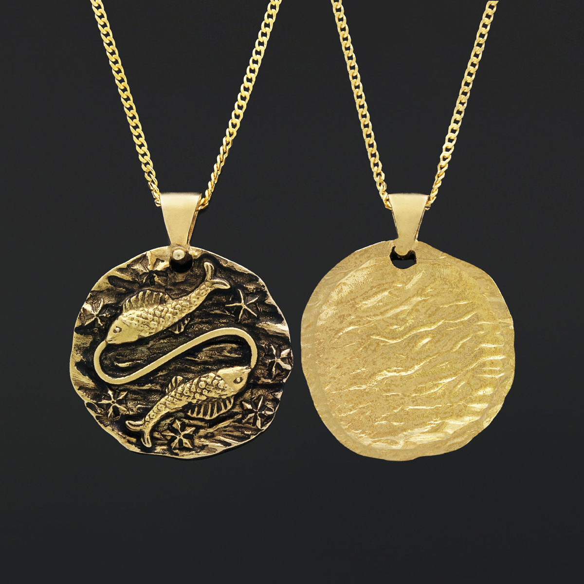 Pisces Pendant, Zodiac Jewelry, Sterling Silver, Astrology Necklace, Gift for Pisces, Unique Pisces Pendant