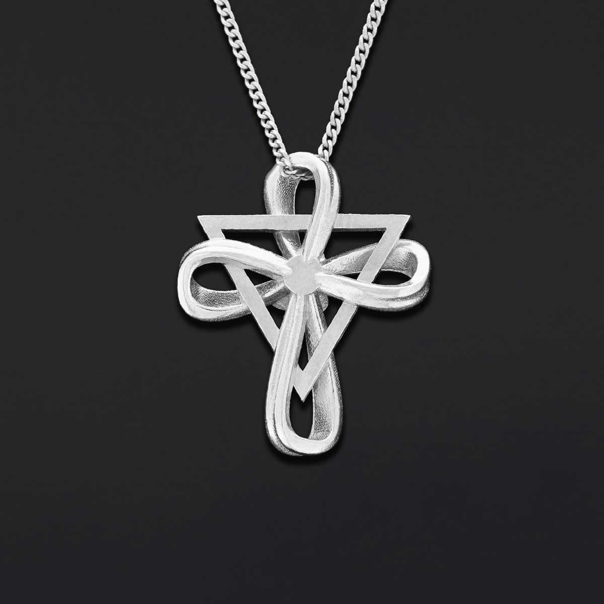 Rosae Crucis Necklace, Handmade Amorc Necklace, Rosicrucian Jewelry, Cross Necklace