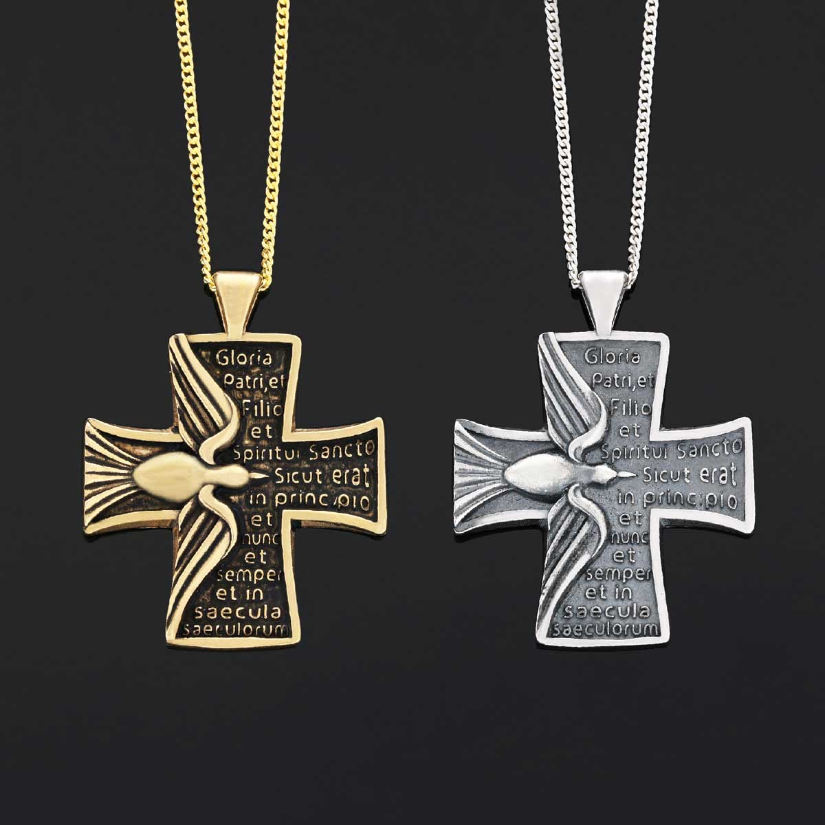 Rosae Crucis Pendant, Rosicrucian Mystical Necklace, Rosae Crucis Symbol Pendant