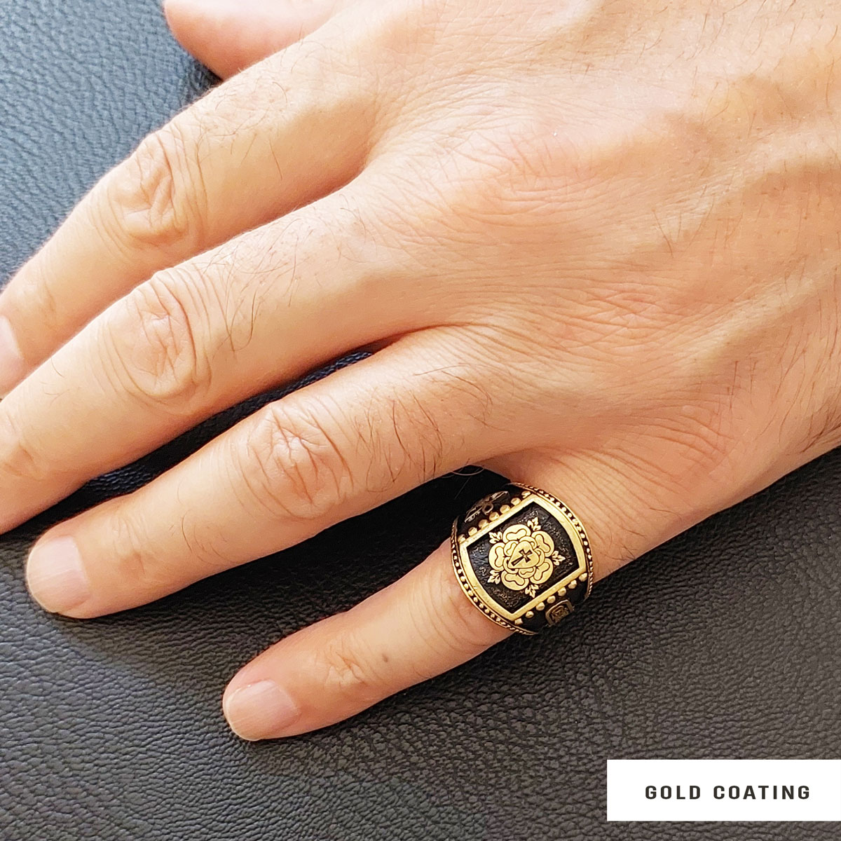 Rosae Crucis Ring, A Symbol of Tradition and Honor, Custom Rosae Crucis Ring Rosae Crucis Ring, A Symbol of Tradition and Honor, Custom Rosae Crucis Ring