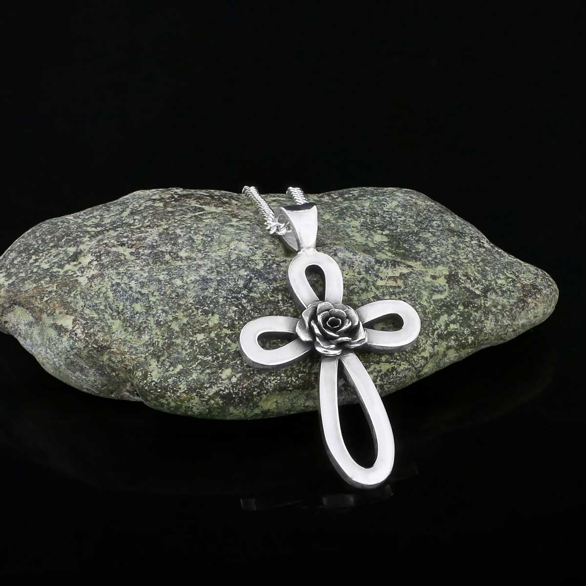 Rosicrucian Jewelry, Cross Necklace, Handmade Amorc Necklace, Cross Amorc Pendant