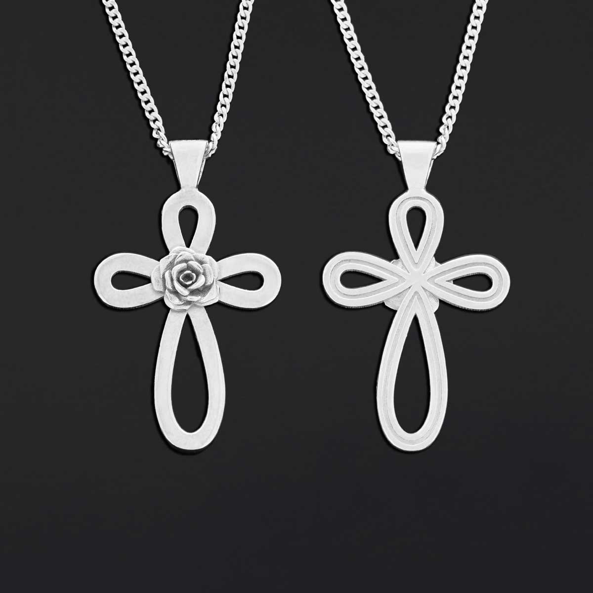 Rosicrucian Jewelry, Cross Necklace, Handmade Amorc Necklace, Cross Amorc Pendant