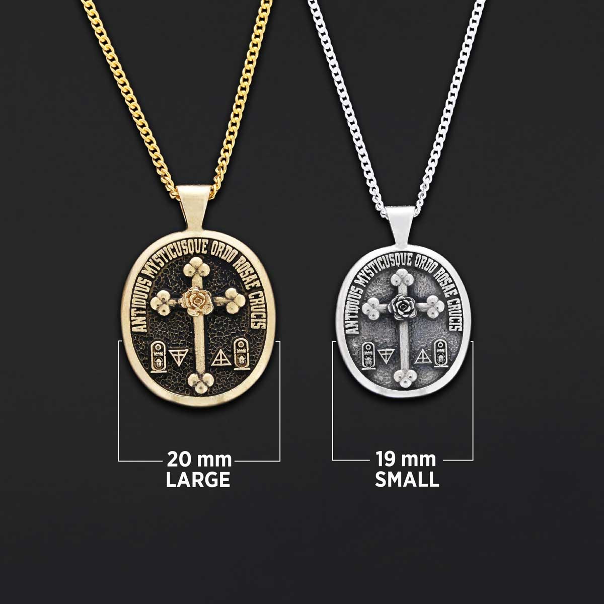 Rosicrucian Pendant Necklace, Amorc Cross Jewelry, Spiritual Gift Idea Rosicrucian Pendant Necklace, Amorc Cross Jewelry, Spiritual Gift Idea