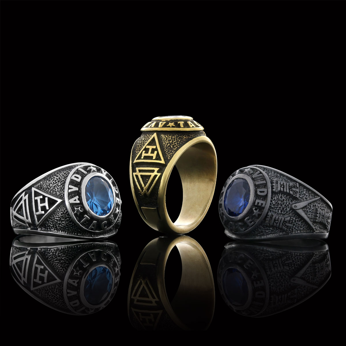 Round Stone Masonic Ring, A Symbol of Strength, Craftsmanship, and Timeless Elegance Mason Ring