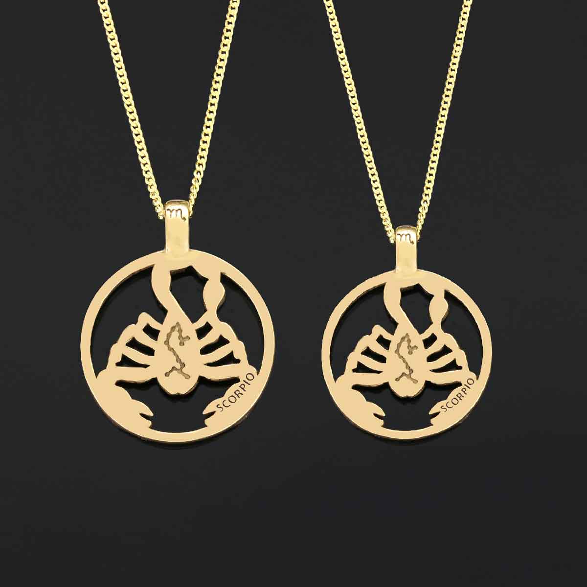 Scorpio Pendant, Sterling Silver Scorpio Necklace, Scorpio Jewelry, Horoscope Scorpio Necklace
