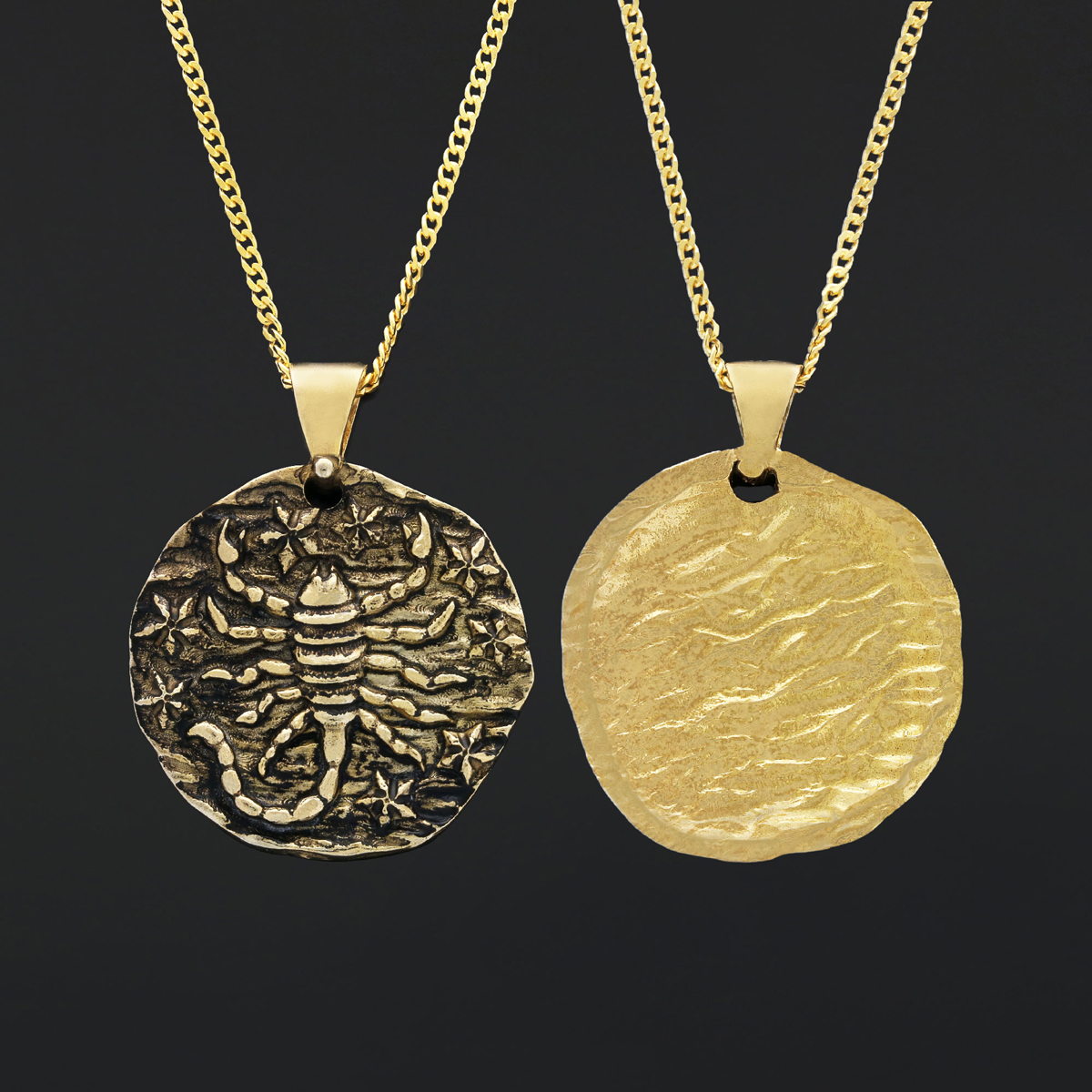 Scorpio Pendant, Zodiac Jewelry, Sterling Silver Necklace, Astrology Charm, Gift for Scorpio