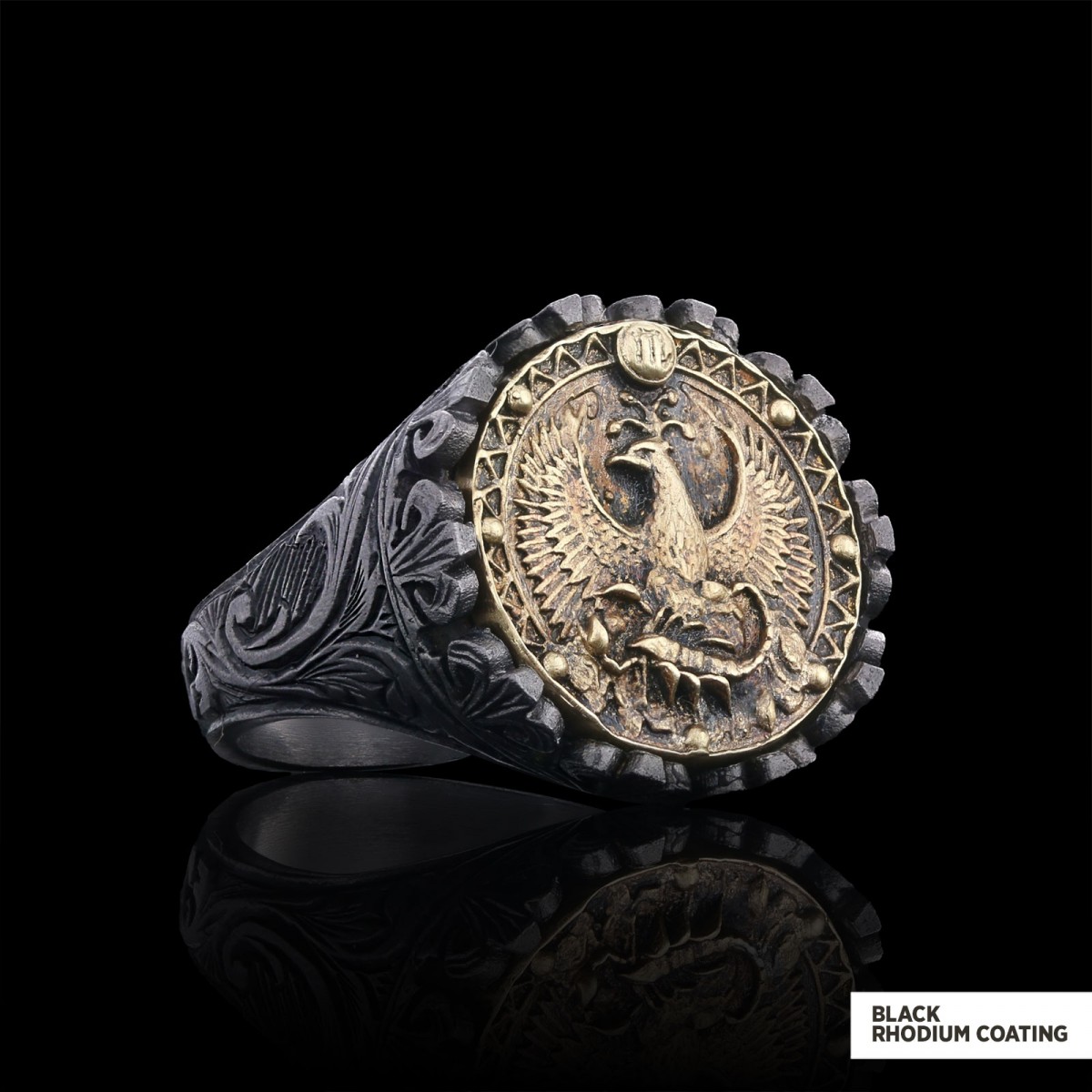 Scorpio Sign Ring, 925 Sterling Silver Scorpio Sign Ring