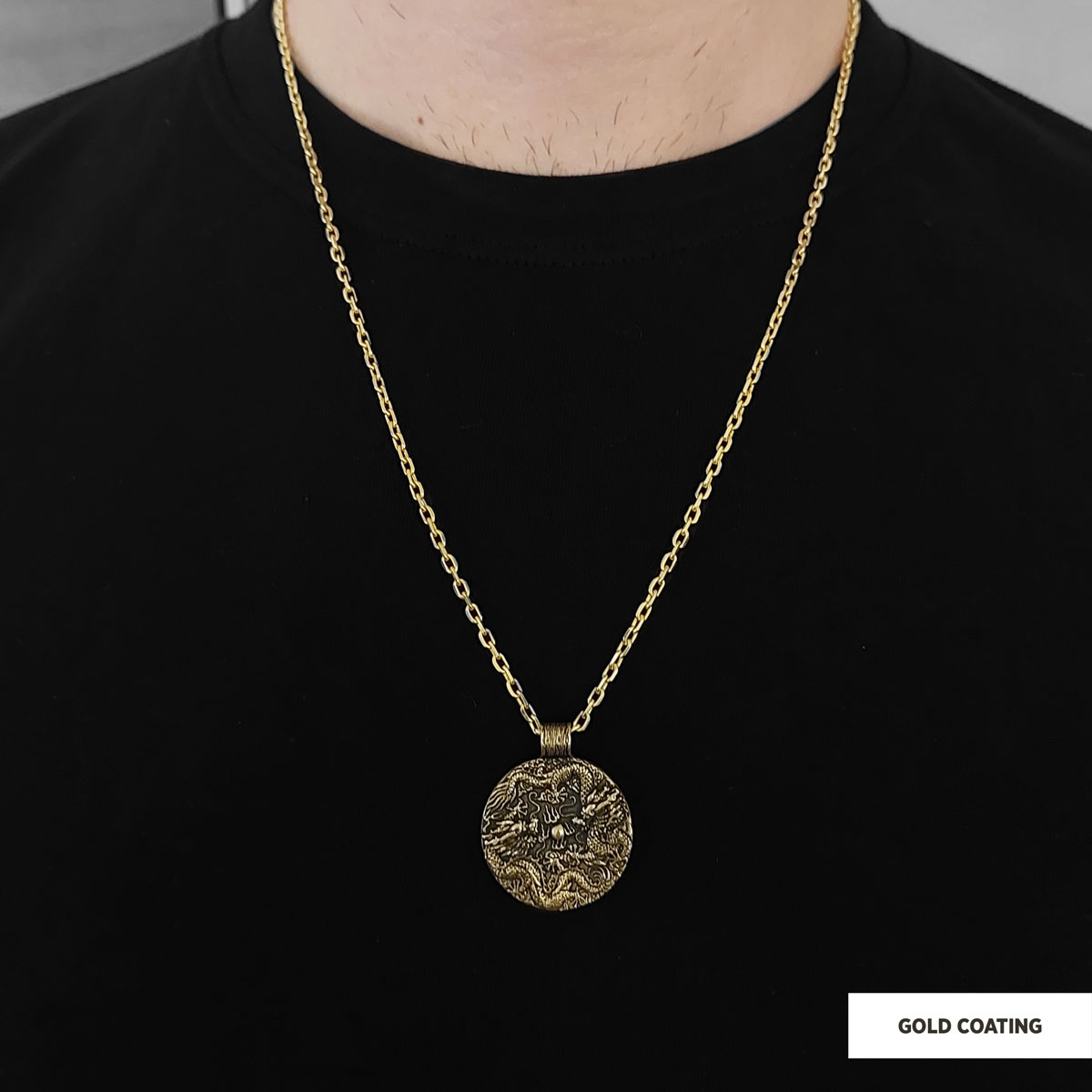 Silver Dragon Pendant
