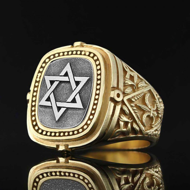 Silver Magen David Jewish Ring