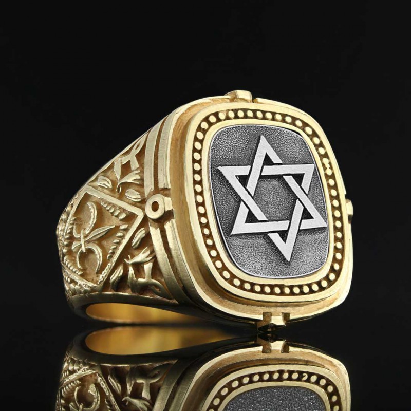 Silver Magen David Jewish Ring