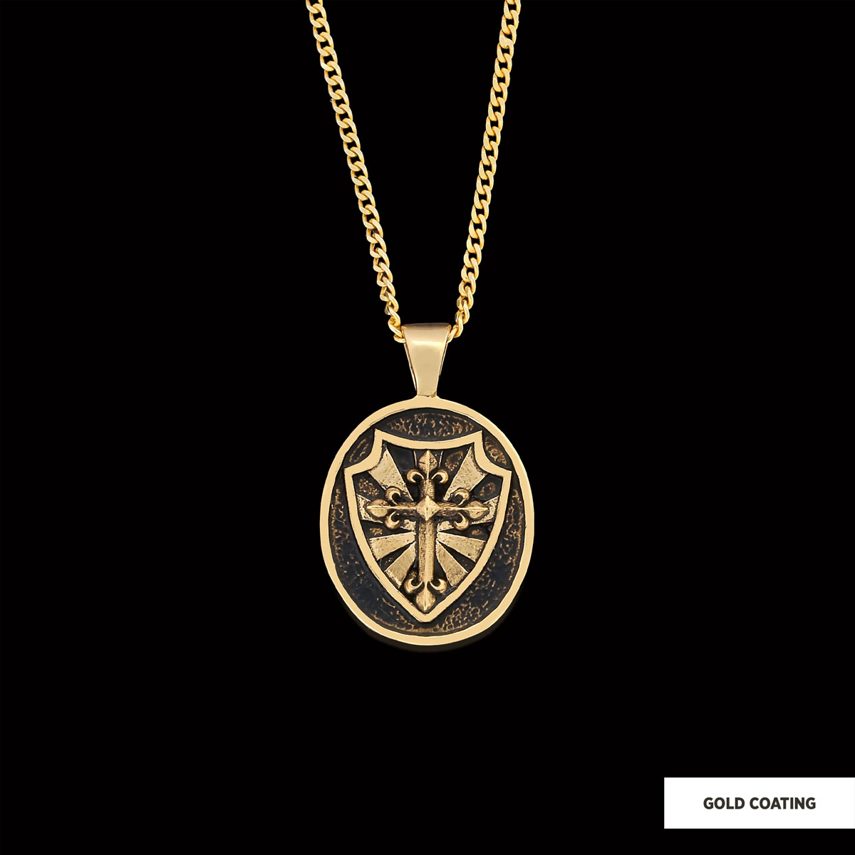 Silver Shield Pendant, Religious Gift for Men, Christian Armor Jewelry, Knight’s Cross and Shield Necklace Silver Shield Pendant, Religious Gift for Men, Christian Armor Jewelry, Knight’s Cross and Shield Necklace