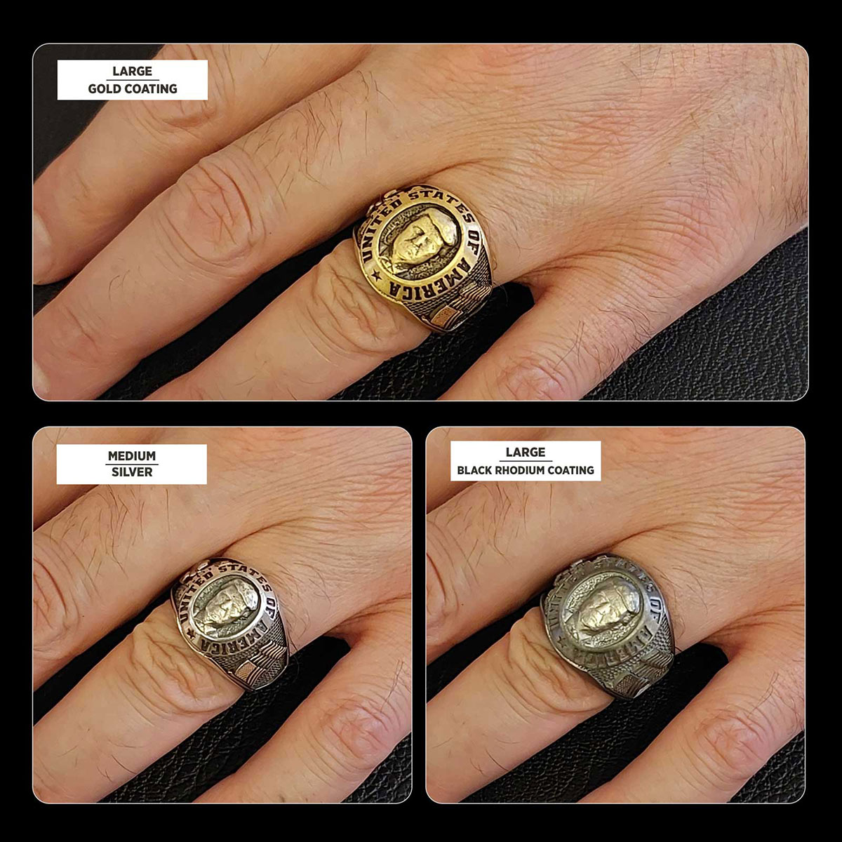 US President Trump Ring, Supporters Wide Ring, Donald J. Trump Ring, Patriotic Jewelry, Trump Face Ring, Supporter Jewelry