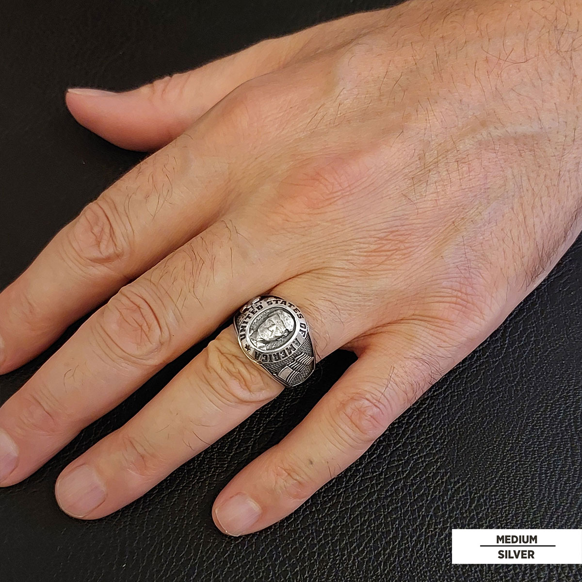 US President Trump Ring, Supporters Wide Ring, Donald J. Trump Ring, Patriotic Jewelry, Trump Face Ring, Supporter Jewelry