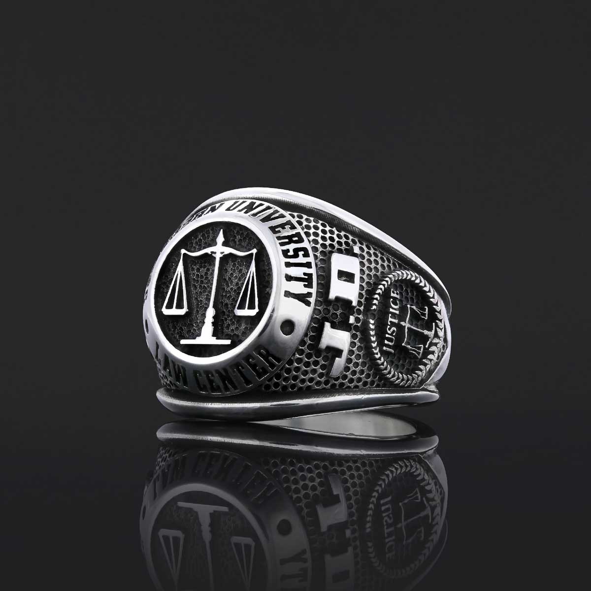 Southern University Ring, Class Ring, Handmade University Graduation Ring, High School Ring Southern University Ring, Class Ring, Handmade University Graduation Ring, High School Ring