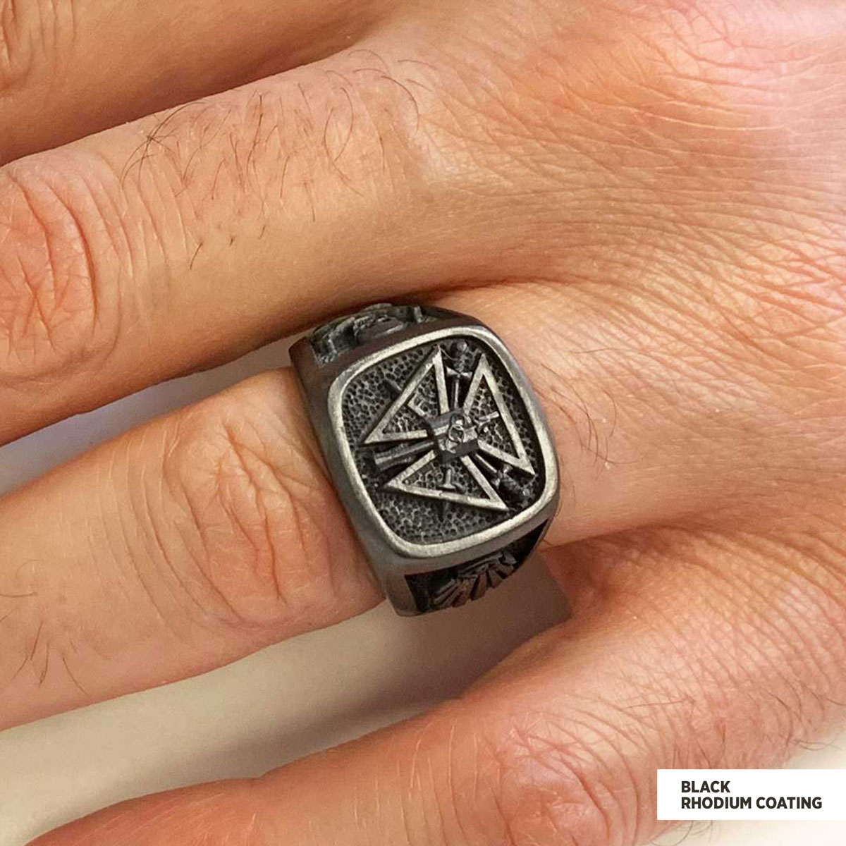 Special Masonic Ring, Freemasonic Ring, Master Mason Ring, Elegant Masonic Ring