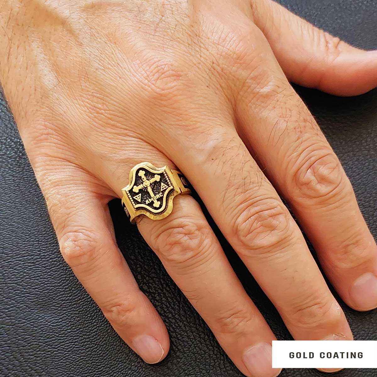 Spiritual Symbol of Ancient Ring, Rosicrucian Ring Amorc Ring, Custom Rousea Crucis Order Ring