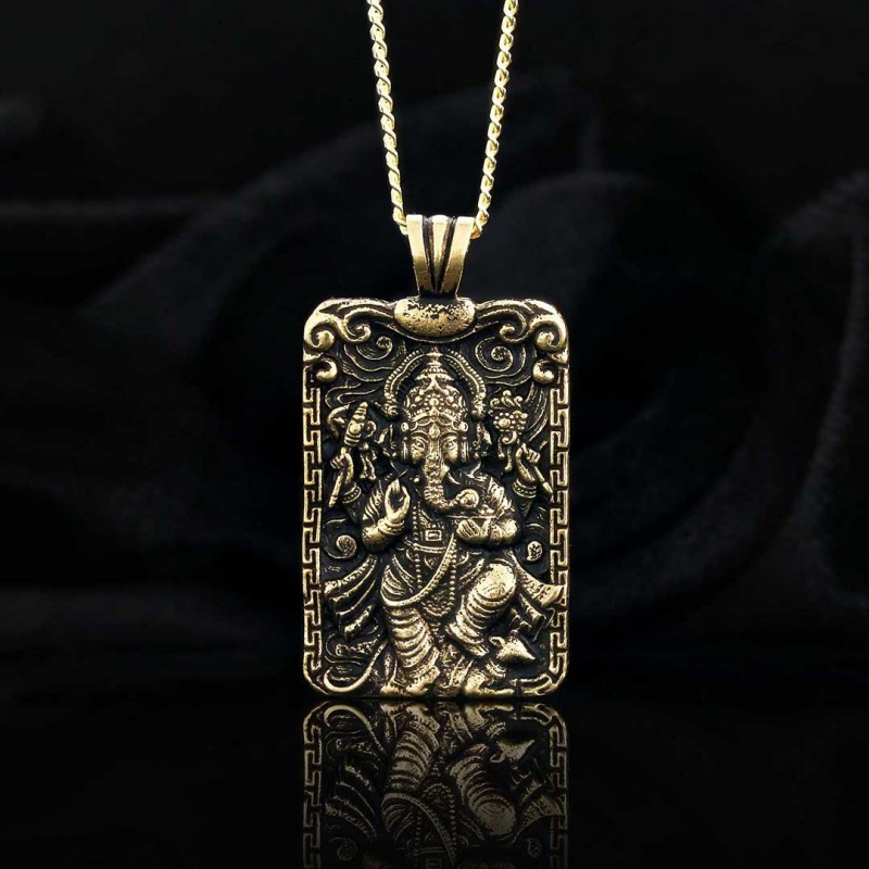 Sterling Silver Ganesha Necklace