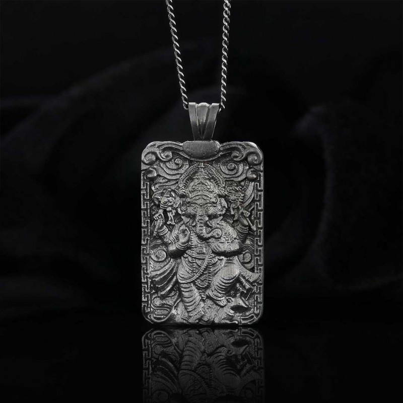 Sterling Silver Ganesha Necklace